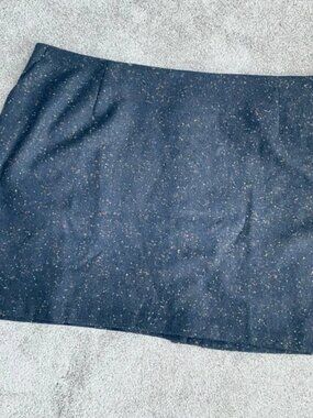 Modcloth Wool Blend Speckled Knit Woven Pockets Pencil Skirt Plus Size 28